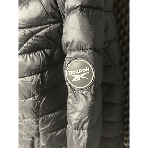 Women's $190 MSRP Black Reebok Glacier Shield Quilted Jacket Size 1X NWT - Picture 3 of 11
